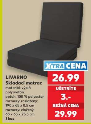 LIVARNO Skladací matrac