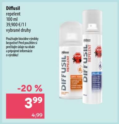 Diffusil repelent