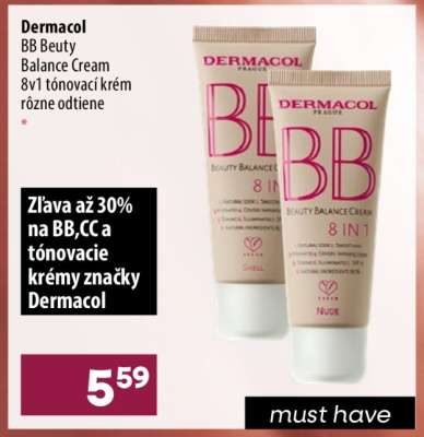 Dermacol BB Beauty Balance Cream 8v1 tónovací krém