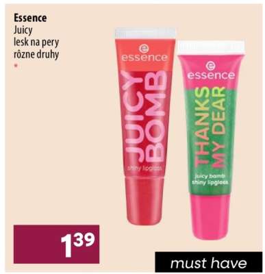 Essence Juicy lesk na pery