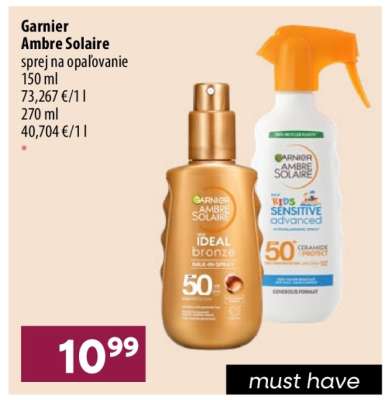 GARNIER AMBRE SOLAIRE