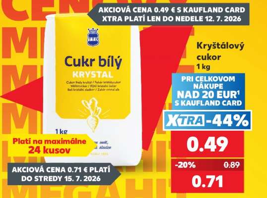Kryštálový cukor, 1 kg