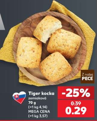 Tiger kocka zemiaková