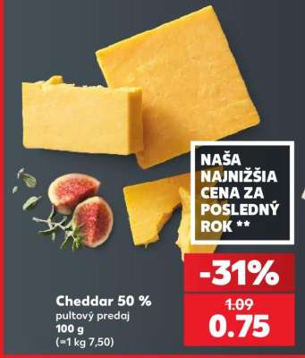 Cheddar 50 %