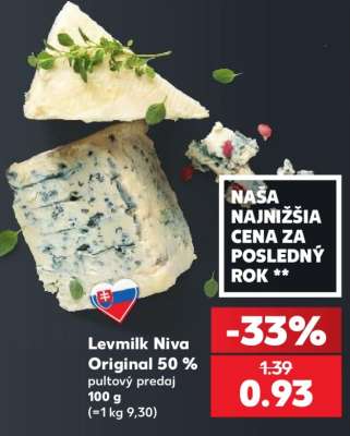 Levmilk Niva Original 50 %