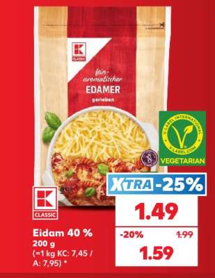 Eidam 40 %