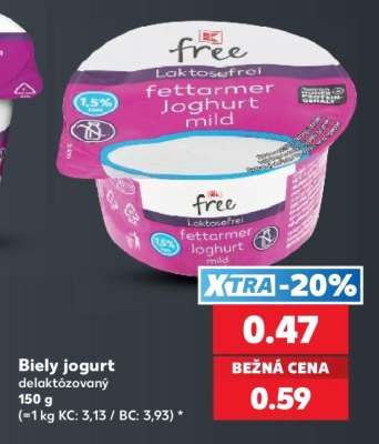 Biely jogurt