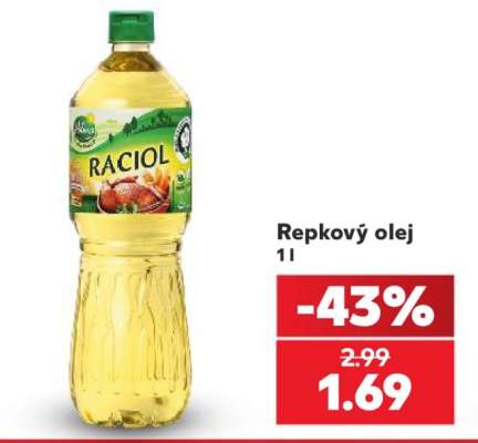 Repkový olej 1l