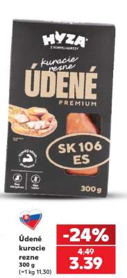 Údené kuracie rezne 300 g