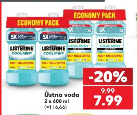 Ústna voda 2 x 600 ml