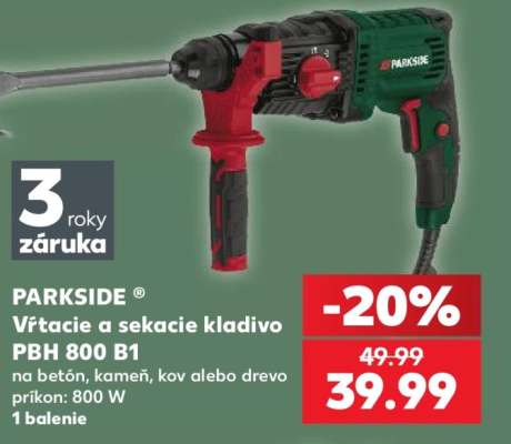 PARKSIDE Vŕtacie a sekacie kladivo PBH 800 B1