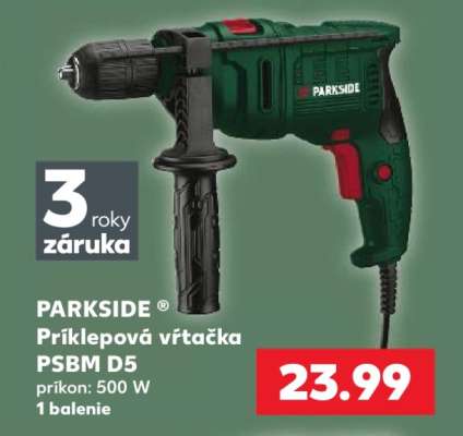 PARKSIDE Příklepová vrtačka PSBM D5