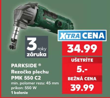 PARKSIDE® Rezačka plechu PMK 550 C2