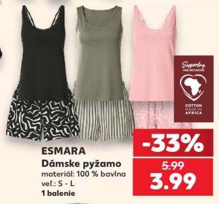 Esmara Dámske pyžamo