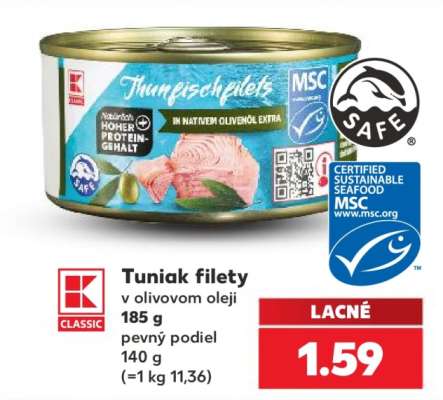 Tuniak filety