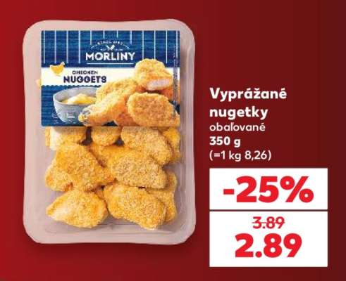 Vyprážané nugetky