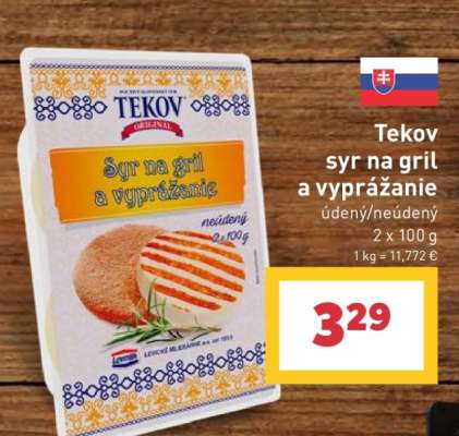 Tekov syr na gril a vyprážanie