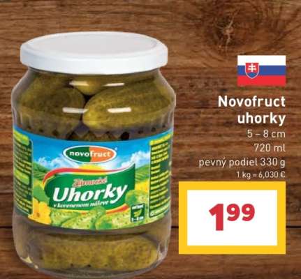 NOVOFRUCT UHORKY