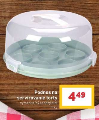 Podnos na servírovanie torty