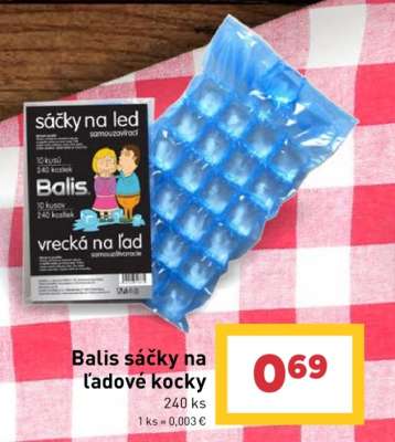 Balis sáčky na ľadové kocky