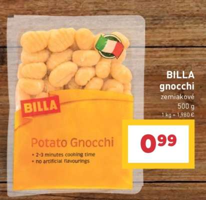 BILLA gnocchi
