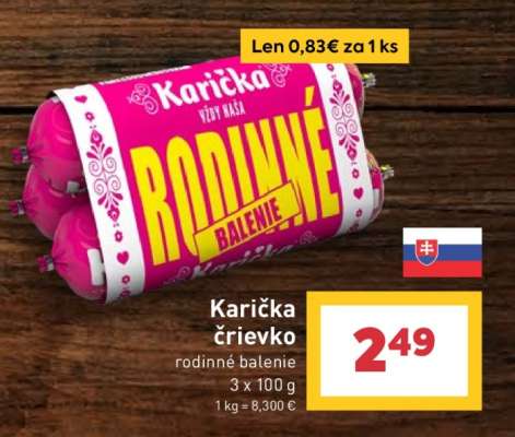 Karička črievko