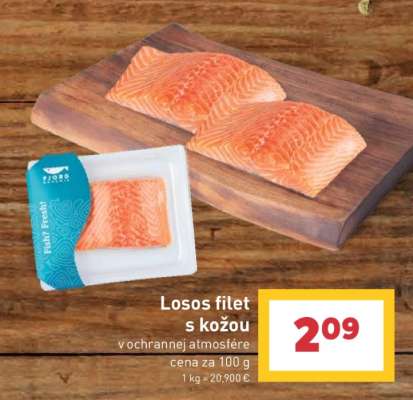 Losos filet s kožou