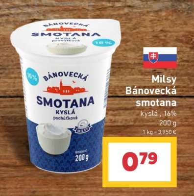 Milsy Bánovecká smotana
