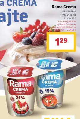 Rama Crema na varenie