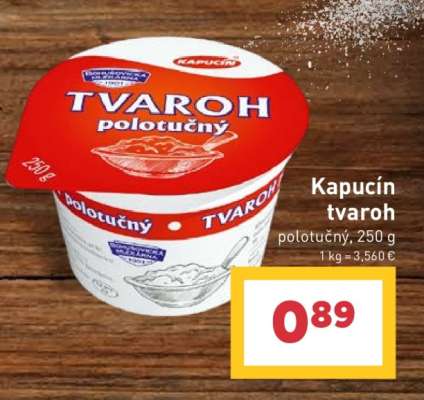 Kapucín tvaroh