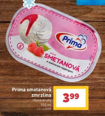 Prima smotanová zmrzlina