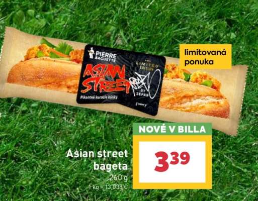 Asian street bageta