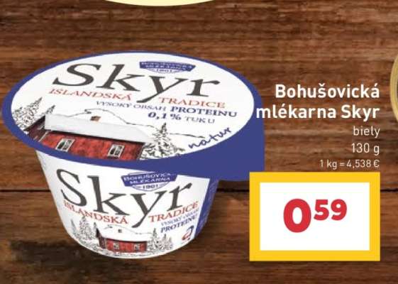Bohušovická mlékárna skyr