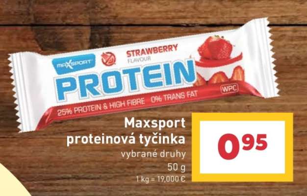 MAXSPORT Proteinová tyčinka