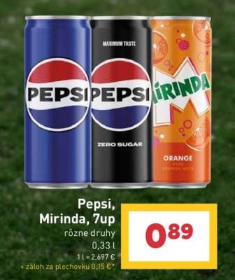 Pepsi, Mirinda, 7UP