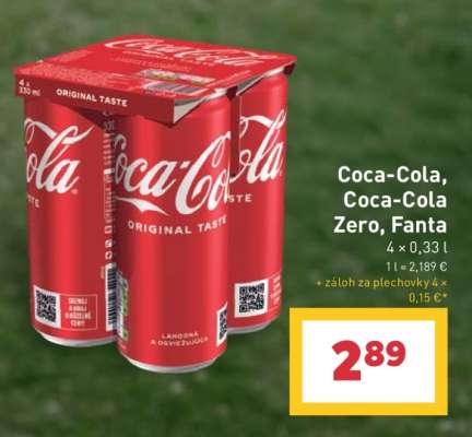 Coca-Cola, Coca-Cola Zero, Fanta