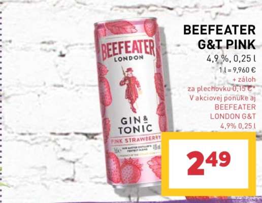 BEEFEATER G&T PINK
