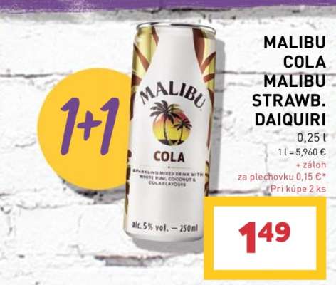 MALIBU COLA MALIBU STRAWB. DAIQUIRI