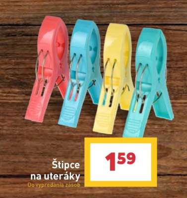 Štipce na uteráky