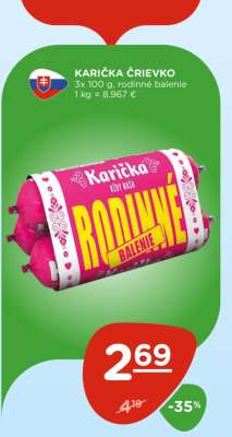 Karička črievko