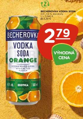 BECHEROVKA VODKA SODA
