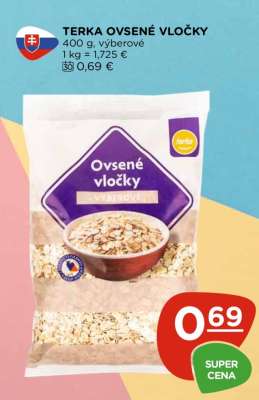 TERKA OVSENÉ VLOČKY