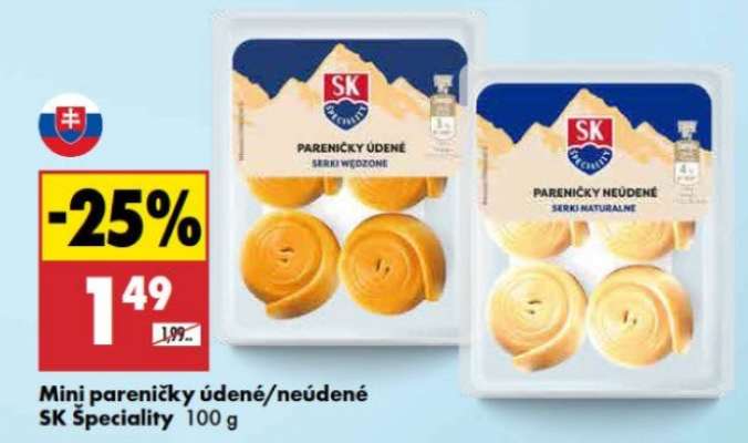 Mini parenicky údené/neúdené