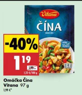 Omáčka Čína Vitana 97 g