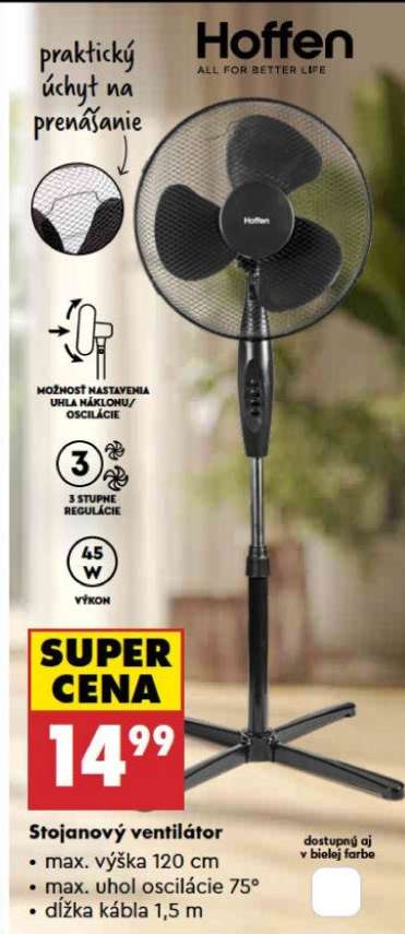 Stojanový ventilátor