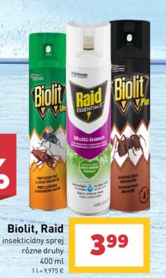 Biolit, Raid