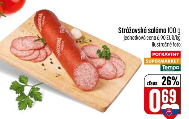 Strážovská saláma 100 g