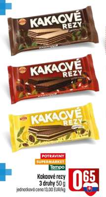 Kakaové rezy