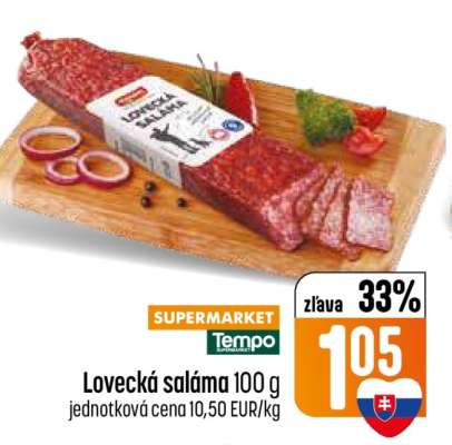 Lovecká saláma 100 g