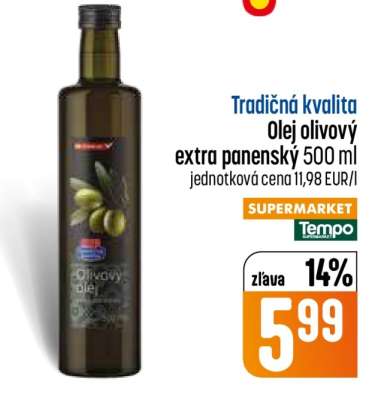 Olej olivový extra panenský, 500 ml